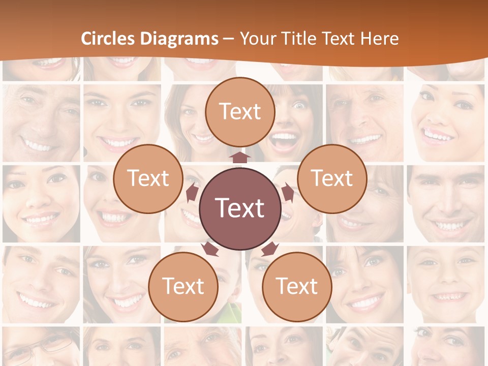 Health Mouth Elderly PowerPoint Template