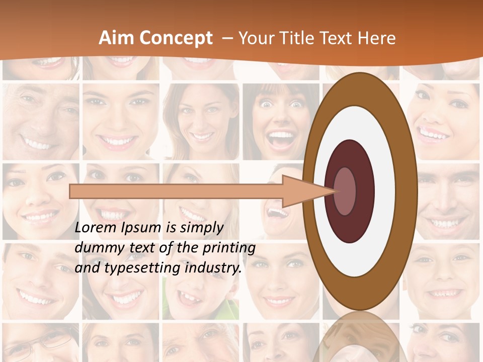 Health Mouth Elderly PowerPoint Template