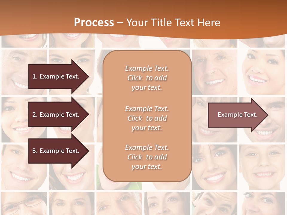 Health Mouth Elderly PowerPoint Template