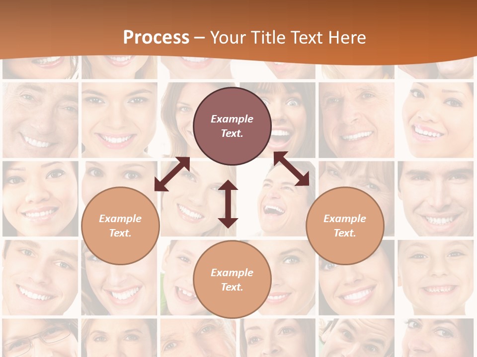 Health Mouth Elderly PowerPoint Template