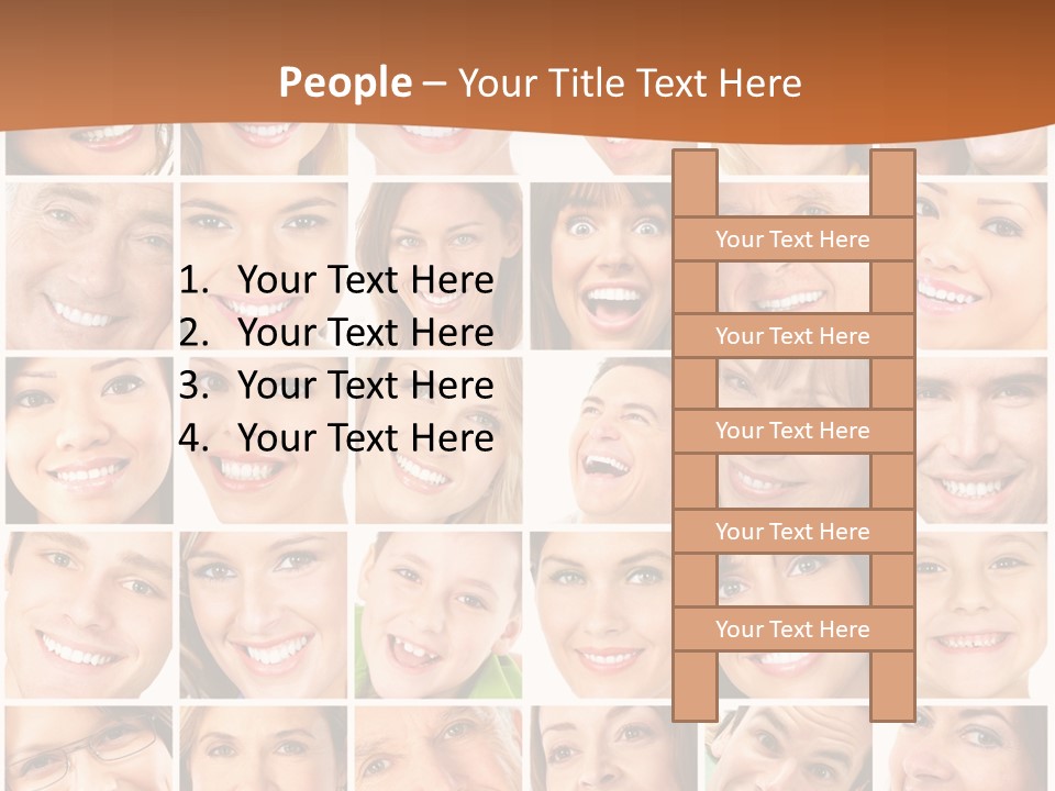 Health Mouth Elderly PowerPoint Template