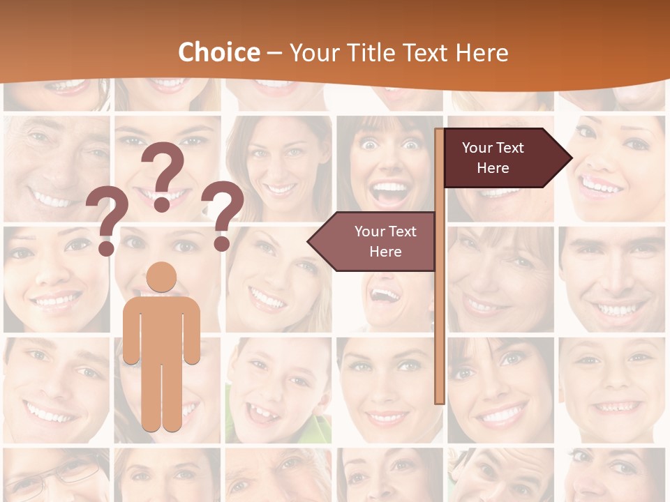 Health Mouth Elderly PowerPoint Template