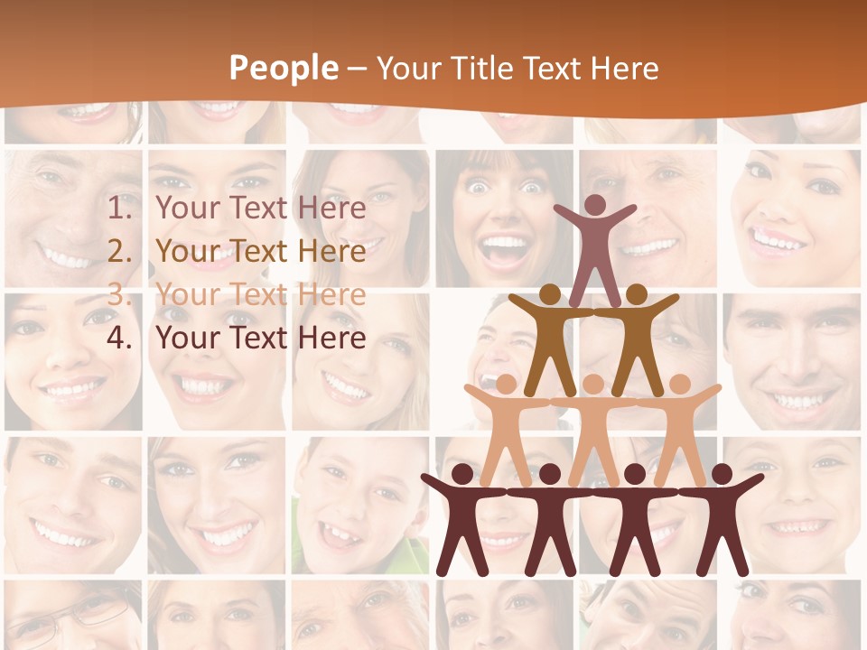 Health Mouth Elderly PowerPoint Template