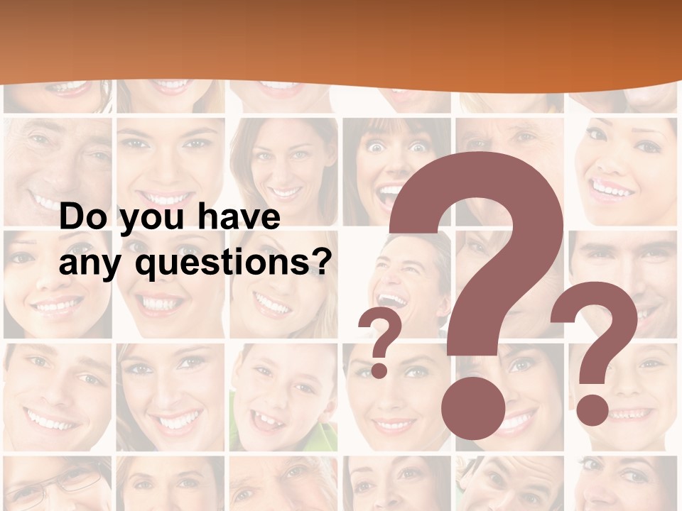 Health Mouth Elderly PowerPoint Template