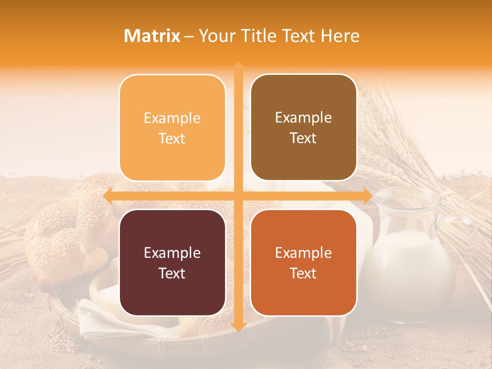 Wooden Bread Grain PowerPoint Template