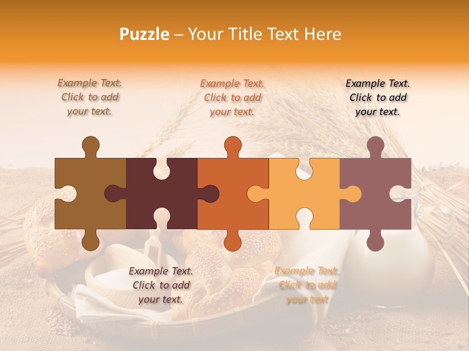 Wooden Bread Grain PowerPoint Template