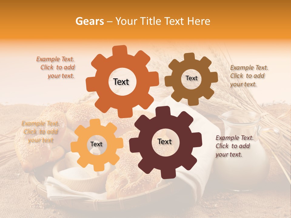 Wooden Bread Grain PowerPoint Template