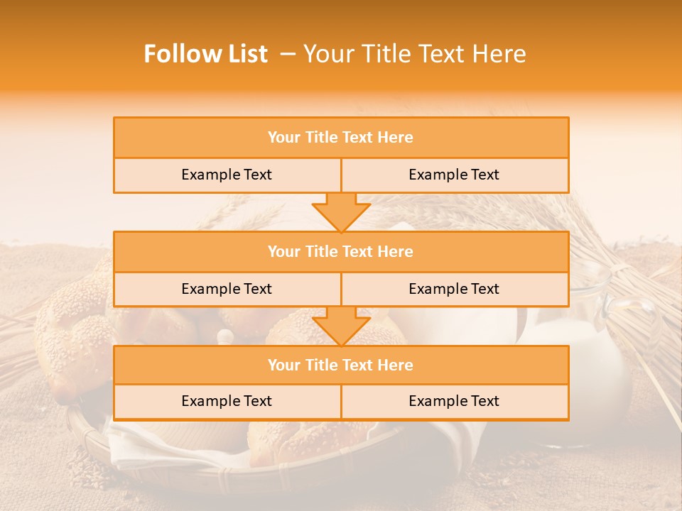 Wooden Bread Grain PowerPoint Template