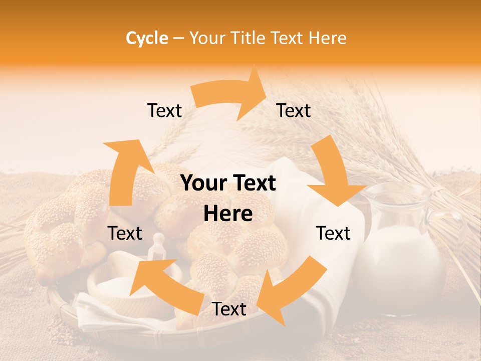 Wooden Bread Grain PowerPoint Template