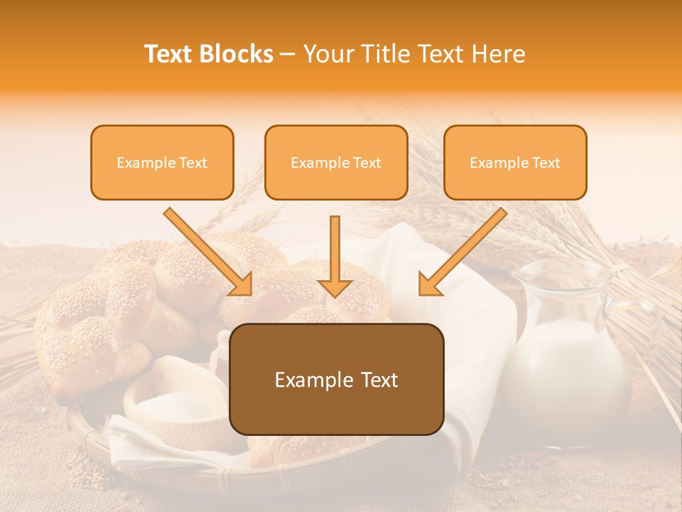 Wooden Bread Grain PowerPoint Template