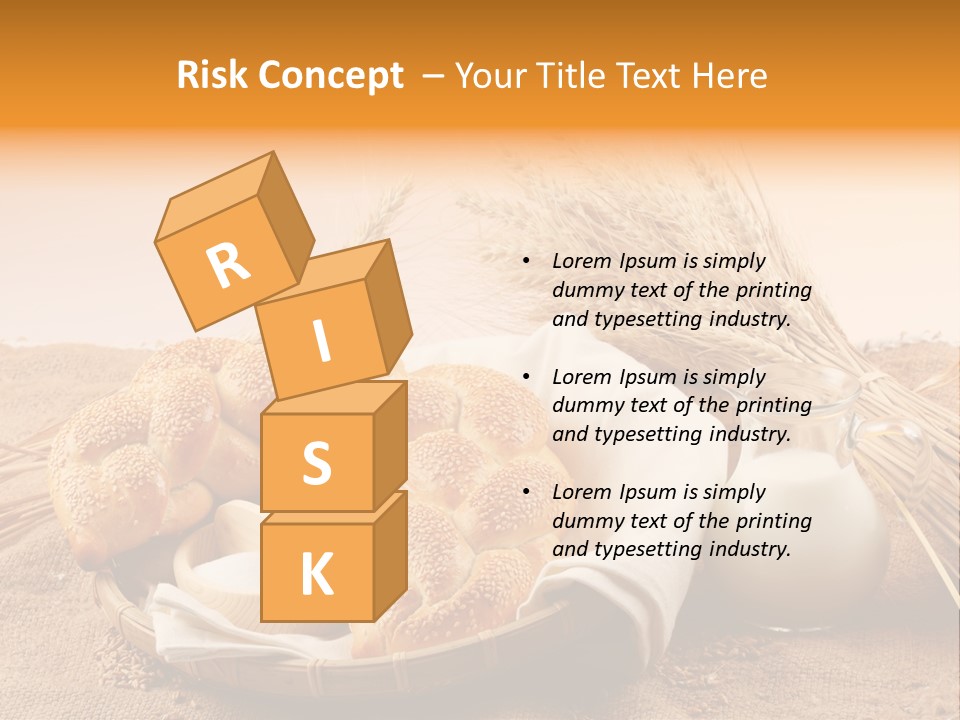 Wooden Bread Grain PowerPoint Template