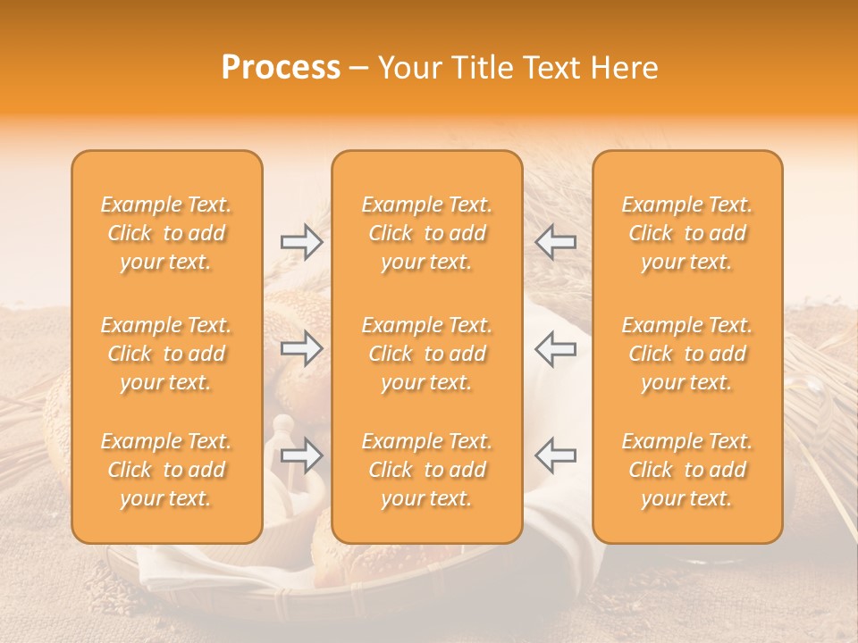 Wooden Bread Grain PowerPoint Template