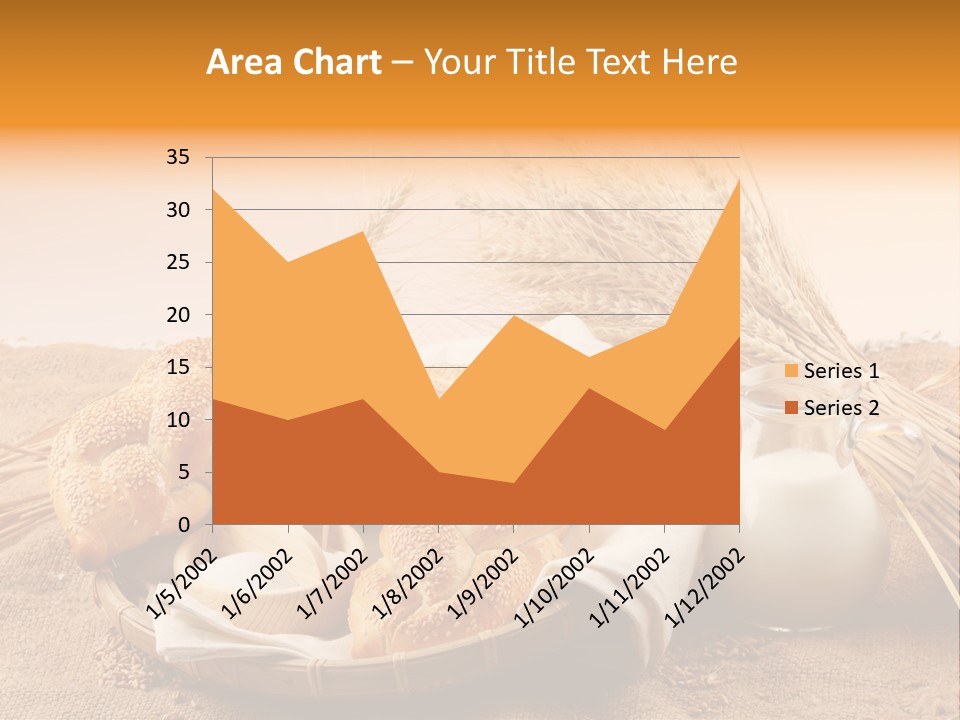 Wooden Bread Grain PowerPoint Template