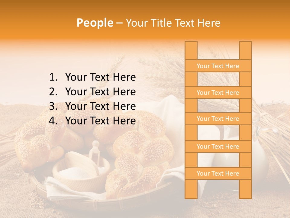 Wooden Bread Grain PowerPoint Template