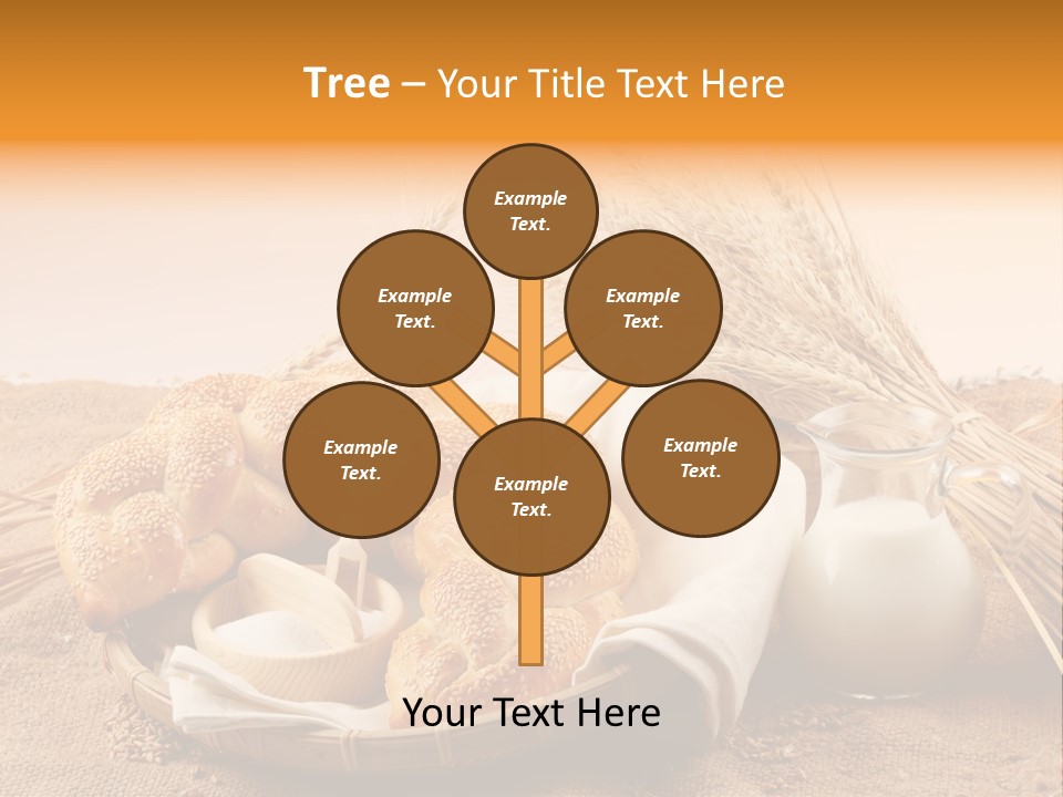 Wooden Bread Grain PowerPoint Template