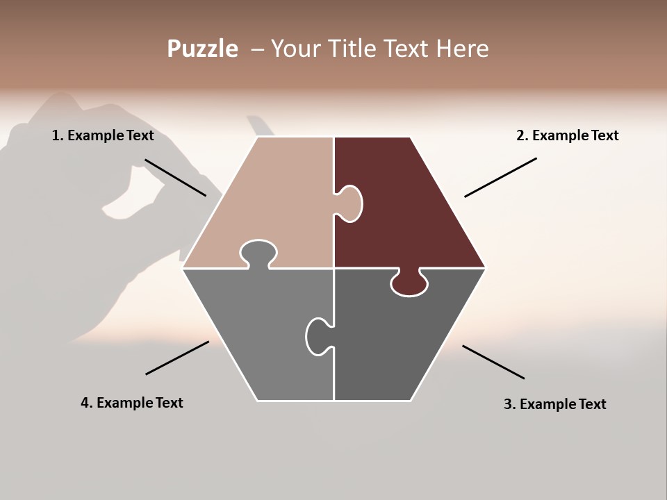 Paradise Airliner Huge PowerPoint Template