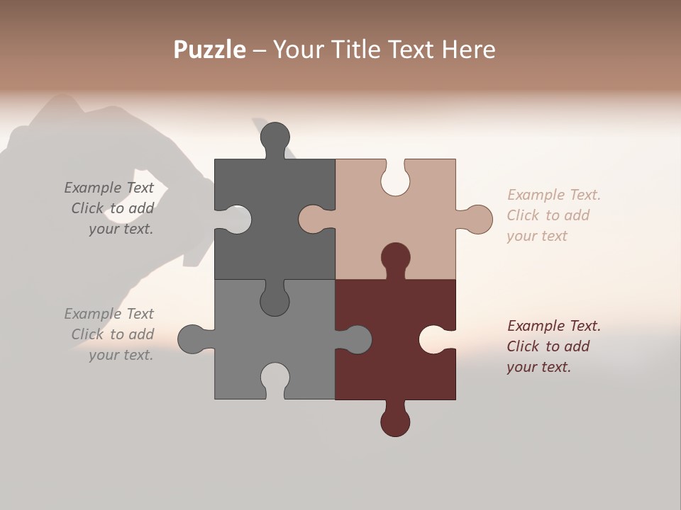 Paradise Airliner Huge PowerPoint Template