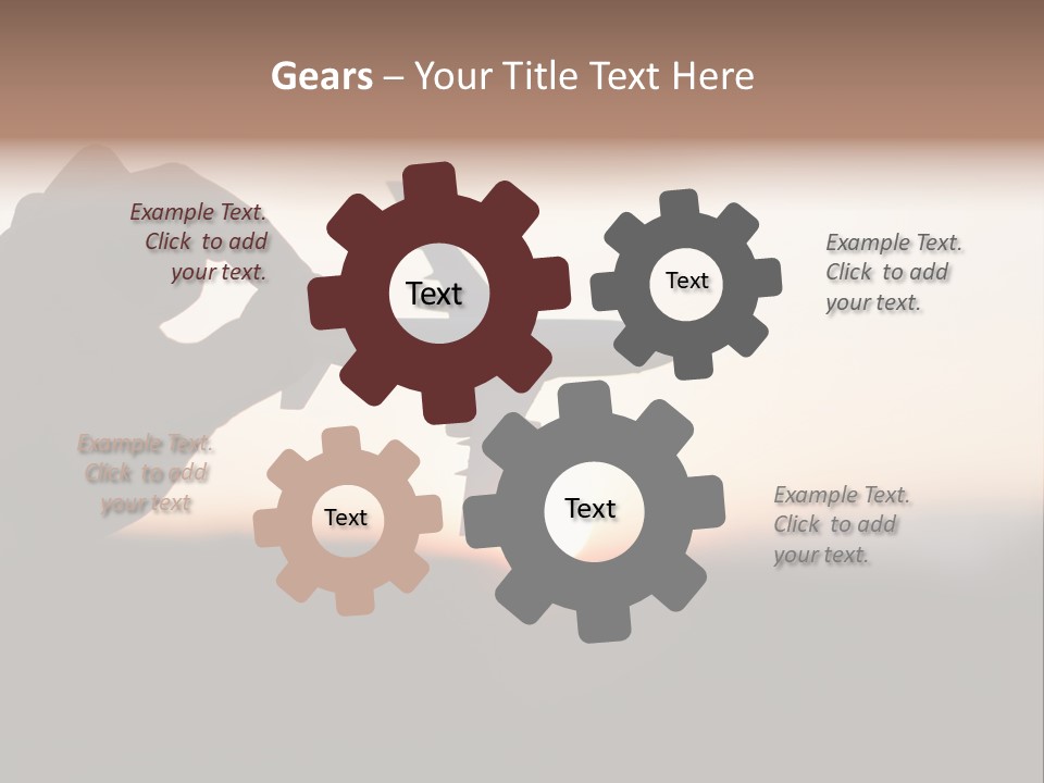 Paradise Airliner Huge PowerPoint Template