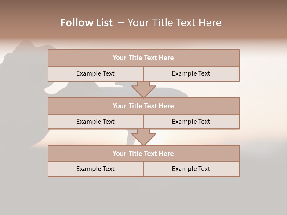 Paradise Airliner Huge PowerPoint Template