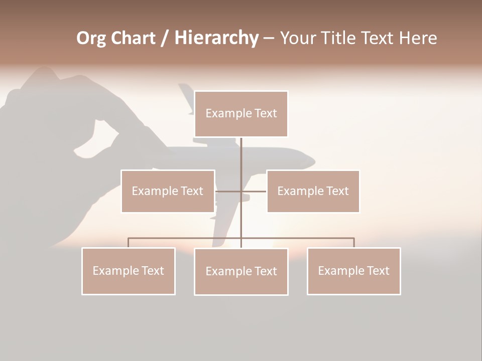 Paradise Airliner Huge PowerPoint Template