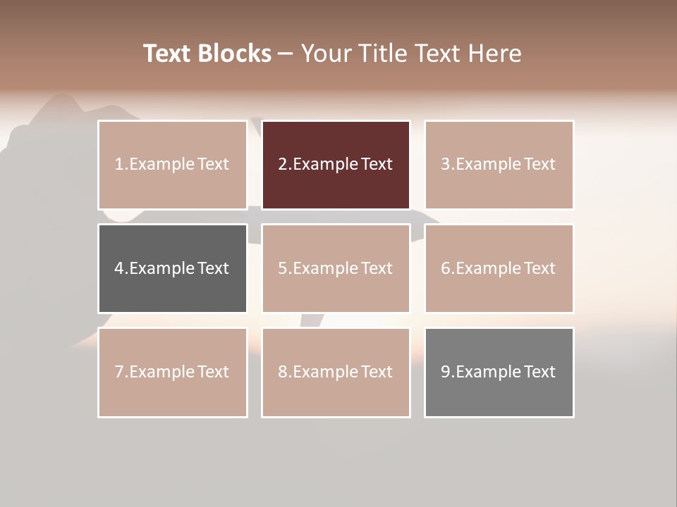 Paradise Airliner Huge PowerPoint Template
