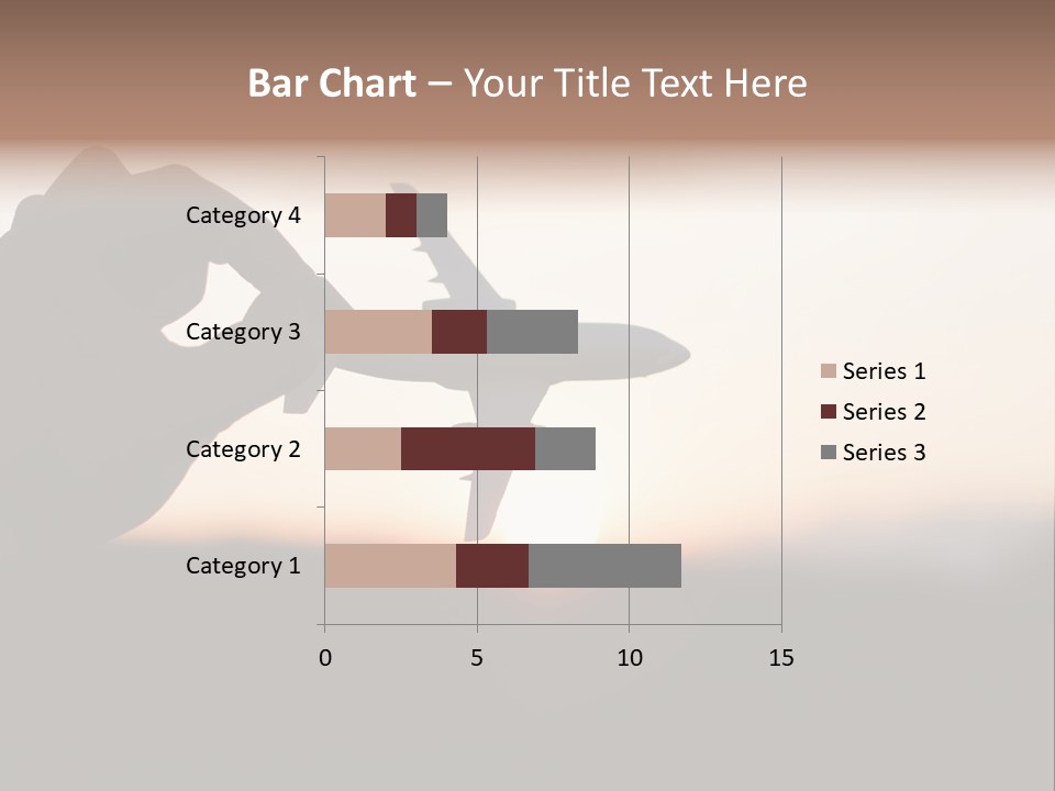Paradise Airliner Huge PowerPoint Template