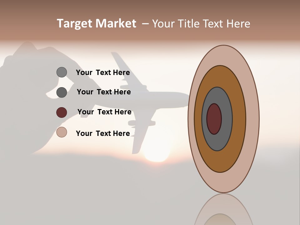 Paradise Airliner Huge PowerPoint Template