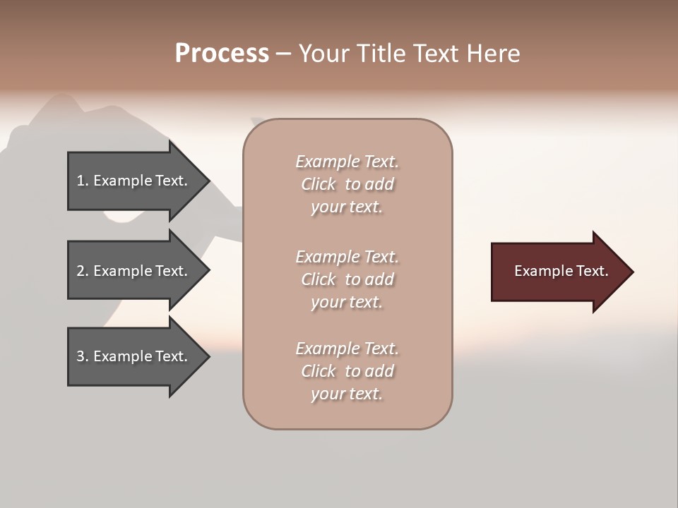 Paradise Airliner Huge PowerPoint Template