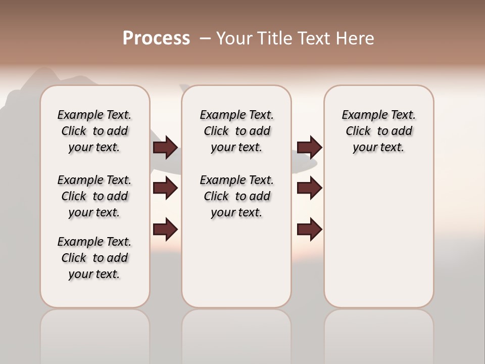 Paradise Airliner Huge PowerPoint Template