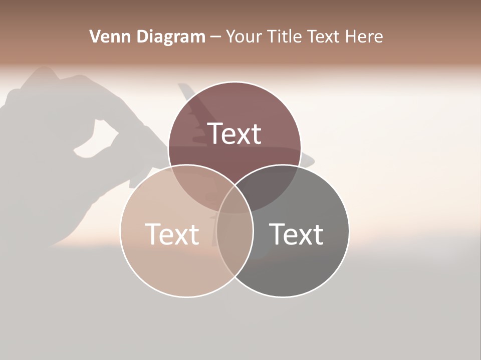 Paradise Airliner Huge PowerPoint Template