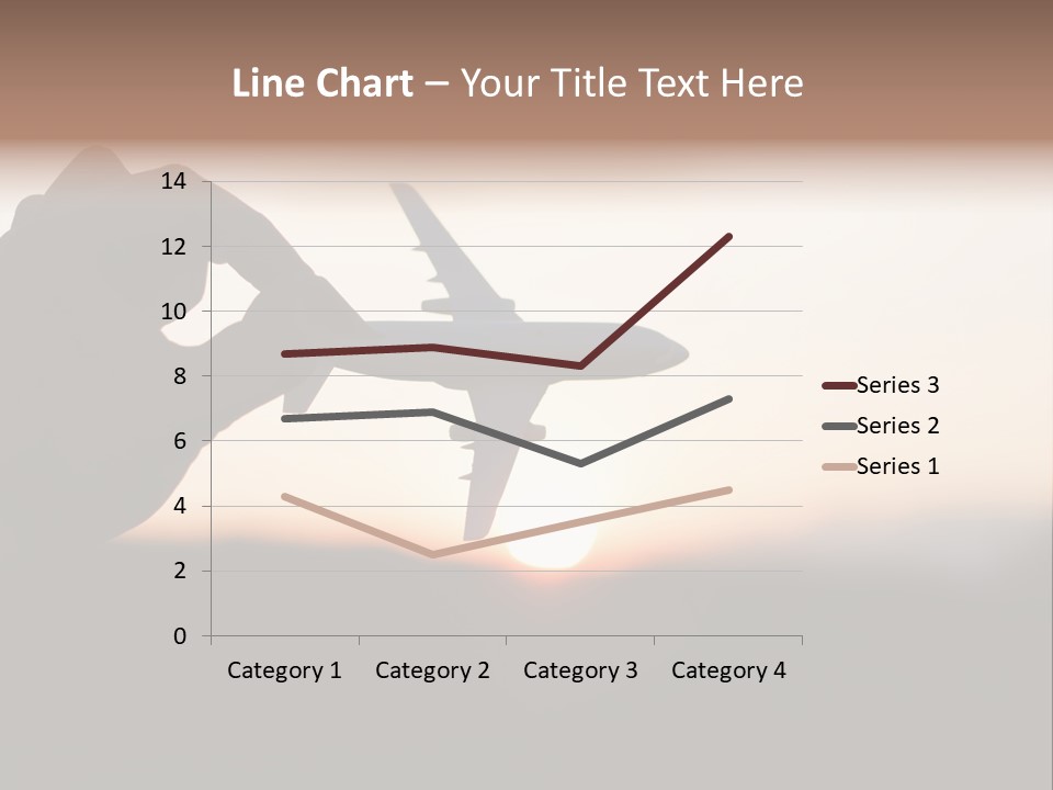 Paradise Airliner Huge PowerPoint Template