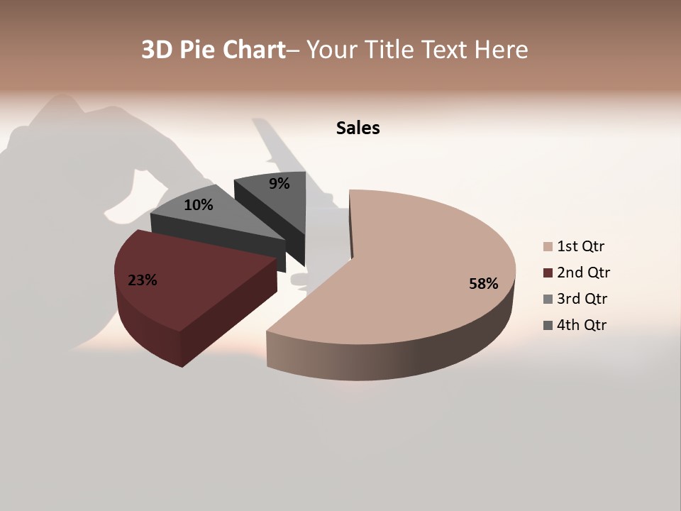 Paradise Airliner Huge PowerPoint Template