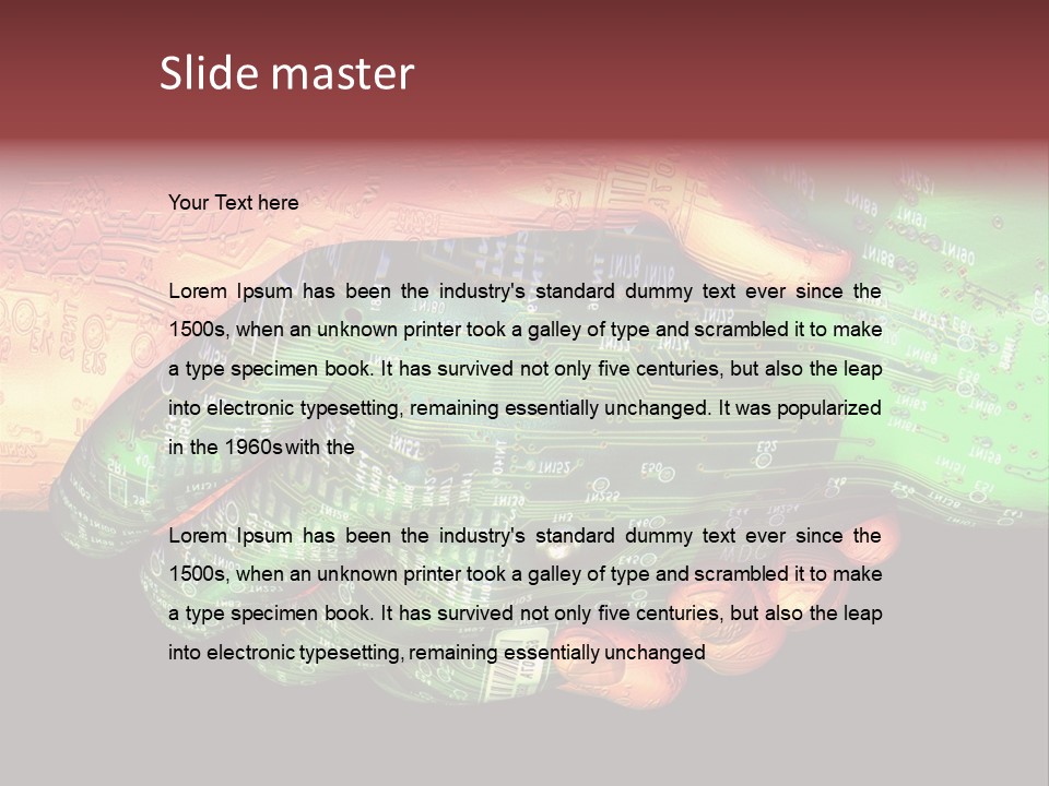 Artificial Agreement Circuit PowerPoint Template