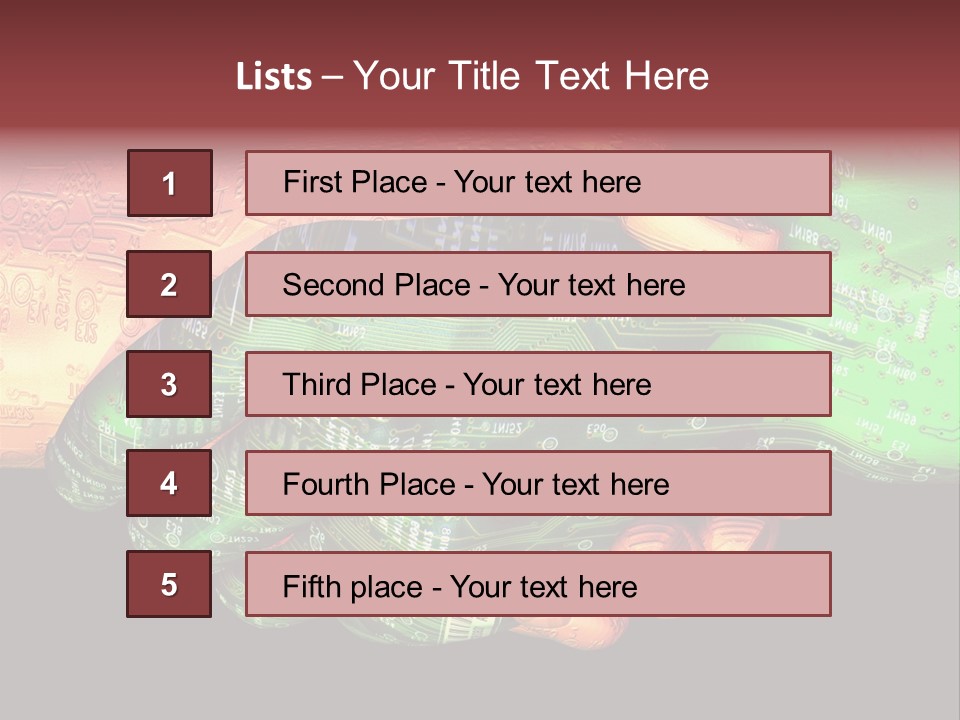 Artificial Agreement Circuit PowerPoint Template