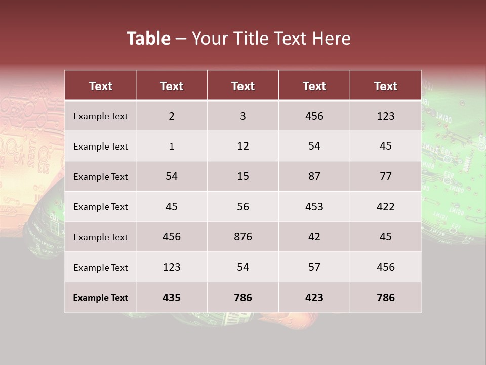 Artificial Agreement Circuit PowerPoint Template