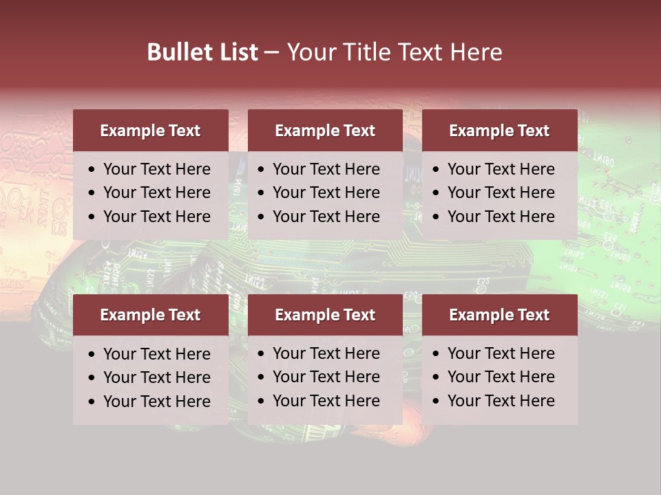Artificial Agreement Circuit PowerPoint Template