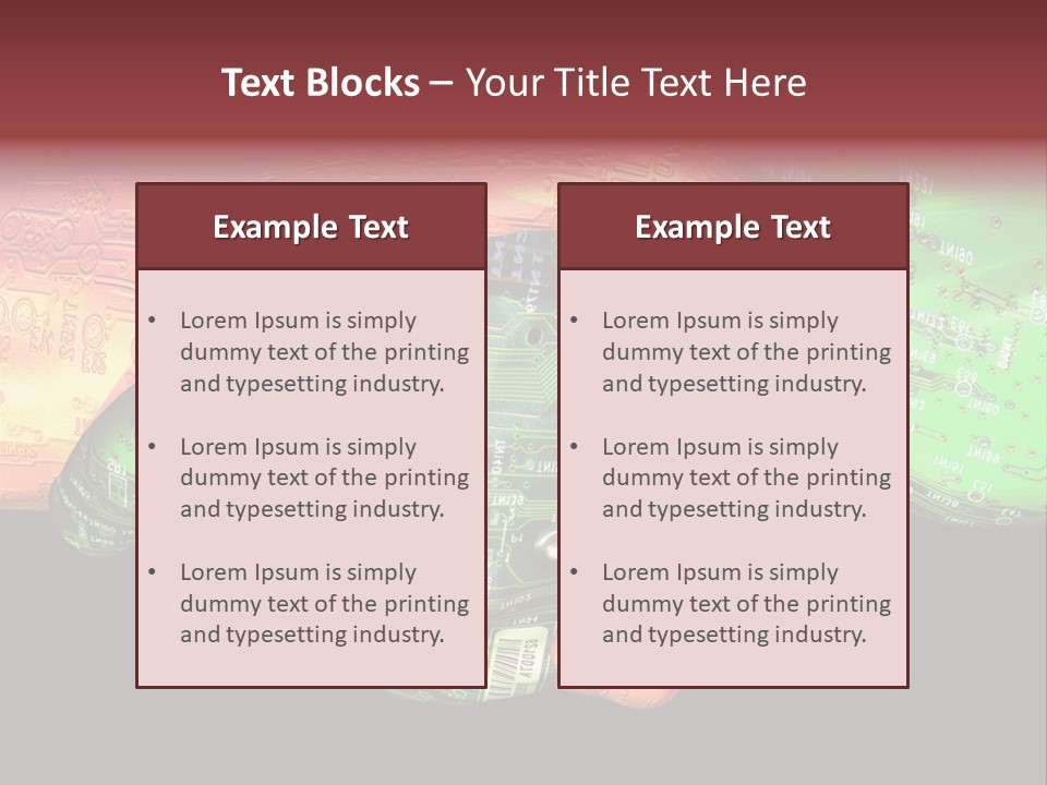 Artificial Agreement Circuit PowerPoint Template