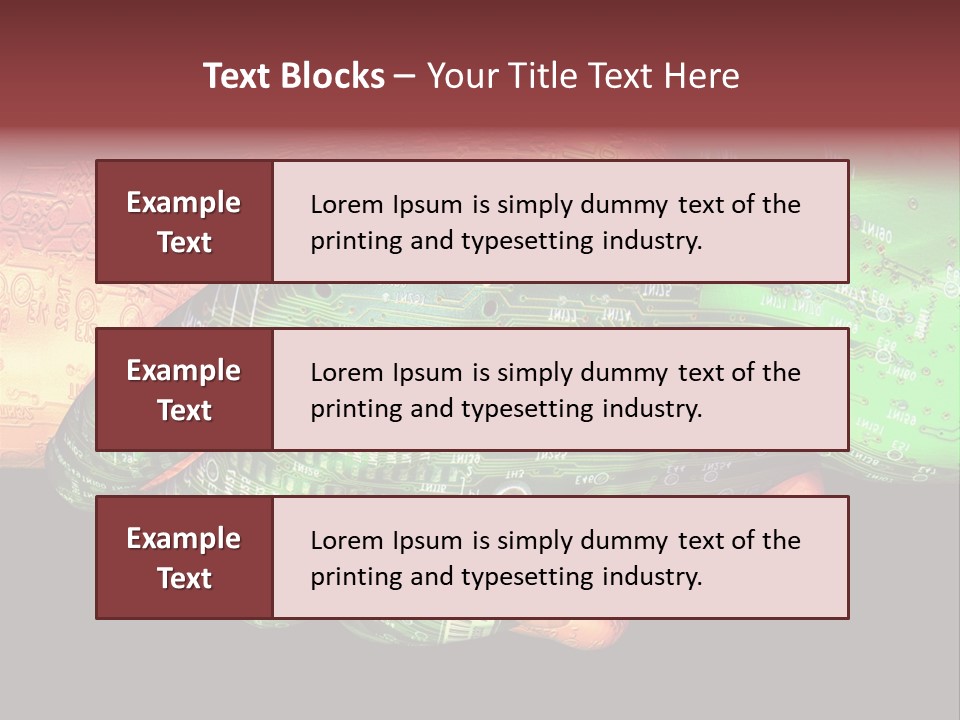 Artificial Agreement Circuit PowerPoint Template