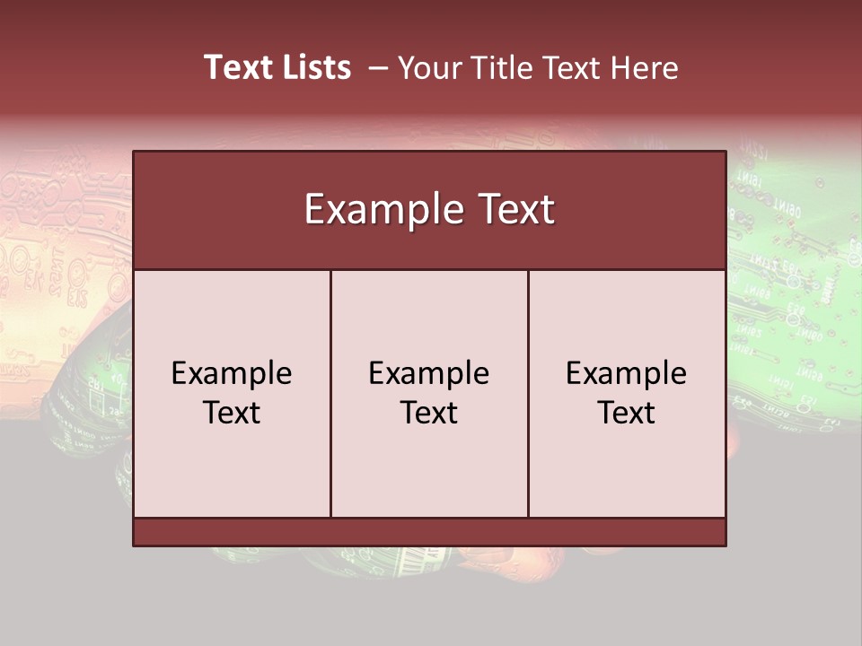 Artificial Agreement Circuit PowerPoint Template