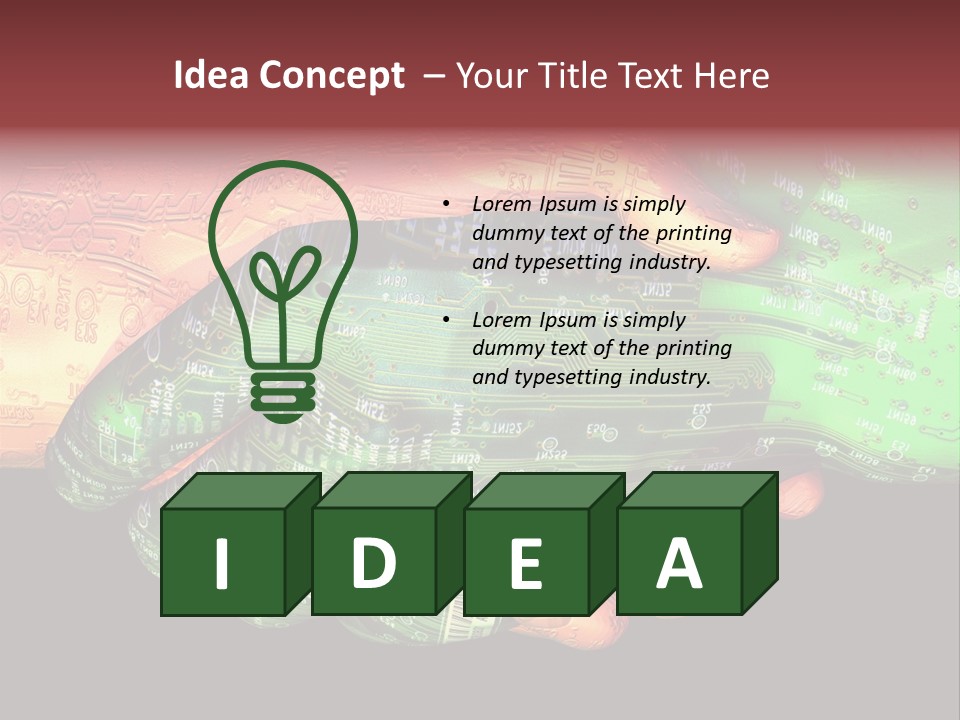 Artificial Agreement Circuit PowerPoint Template