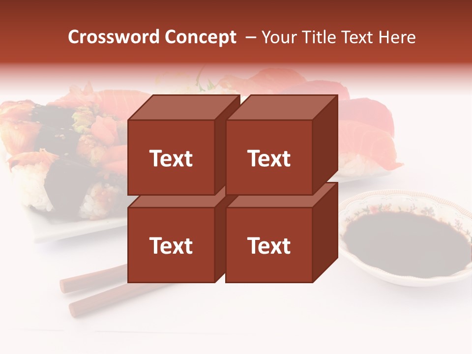 East Seafood Restaurant PowerPoint Template