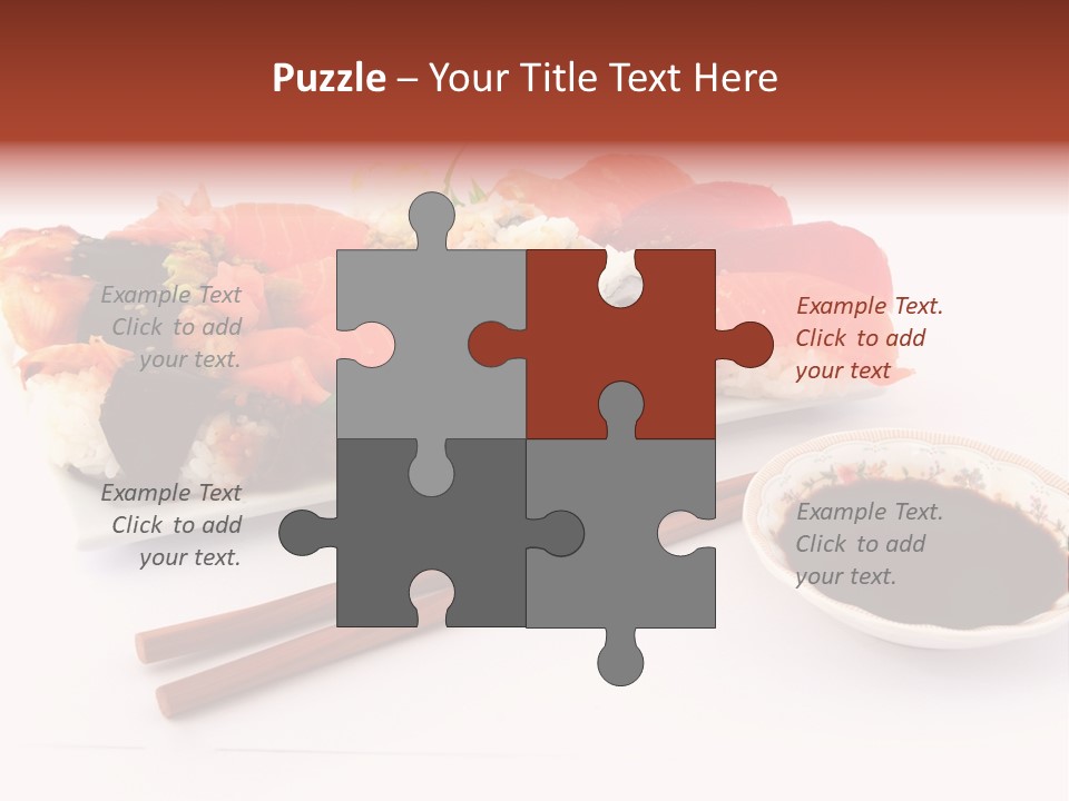 East Seafood Restaurant PowerPoint Template