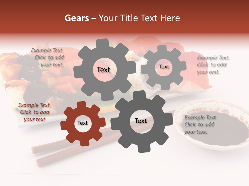 East Seafood Restaurant PowerPoint Template