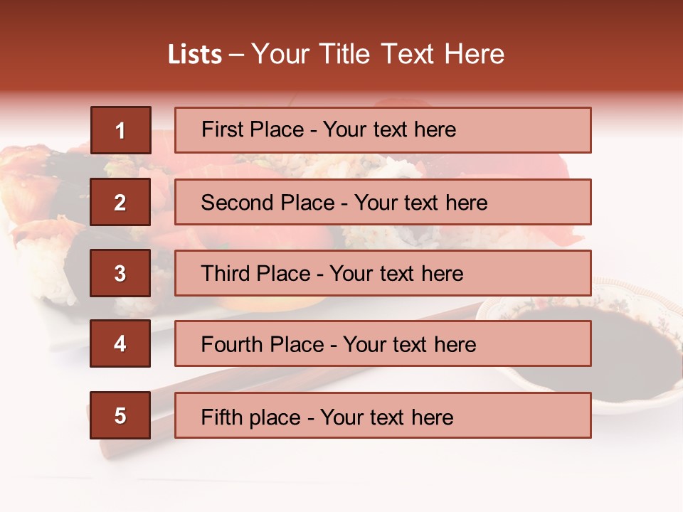 East Seafood Restaurant PowerPoint Template