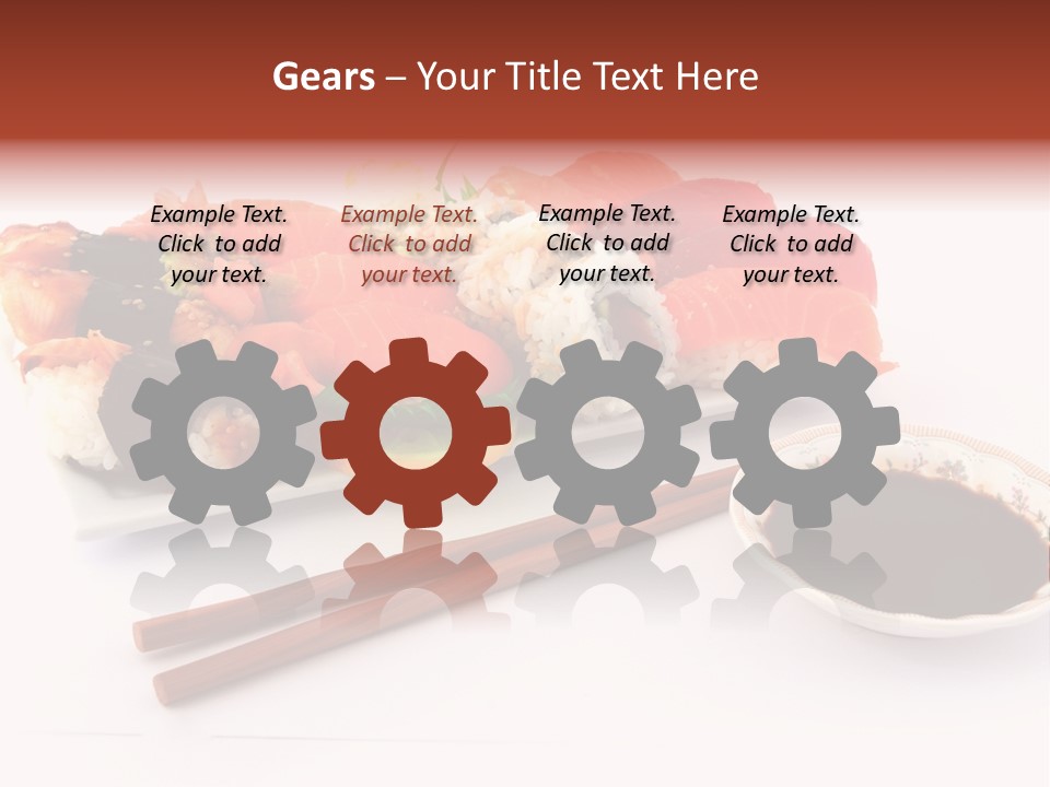 East Seafood Restaurant PowerPoint Template