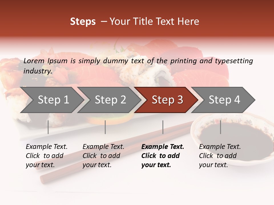 East Seafood Restaurant PowerPoint Template
