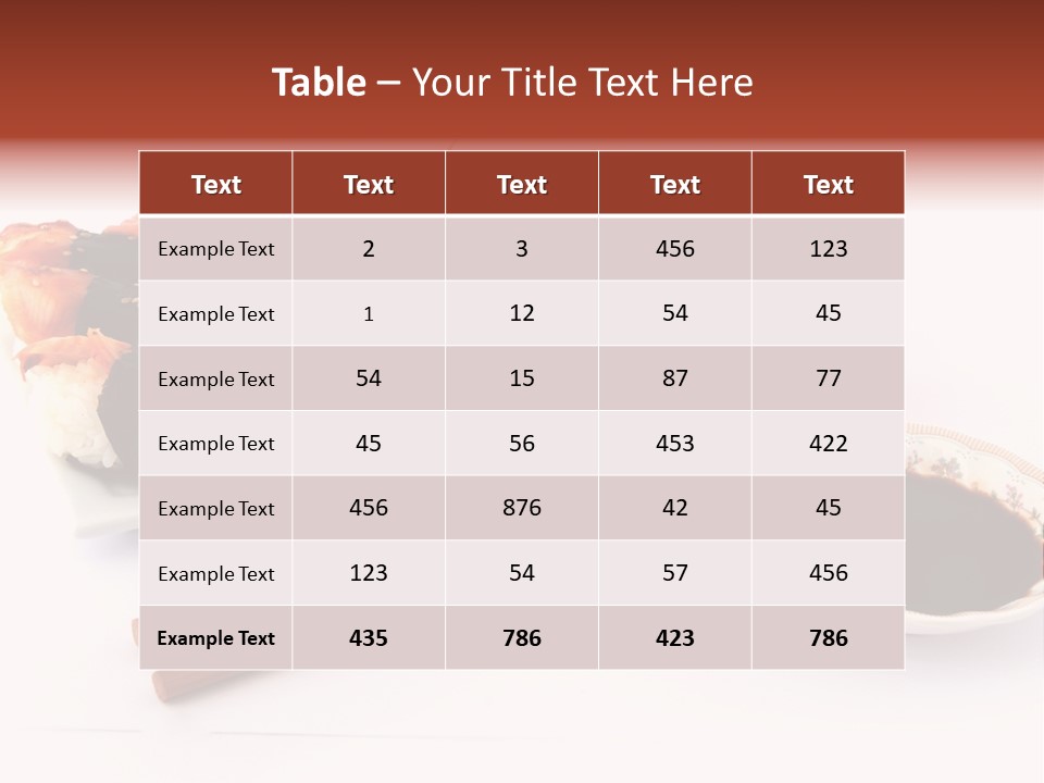 East Seafood Restaurant PowerPoint Template