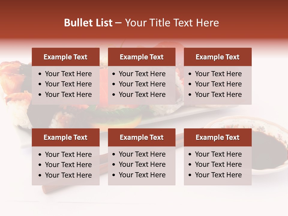 East Seafood Restaurant PowerPoint Template