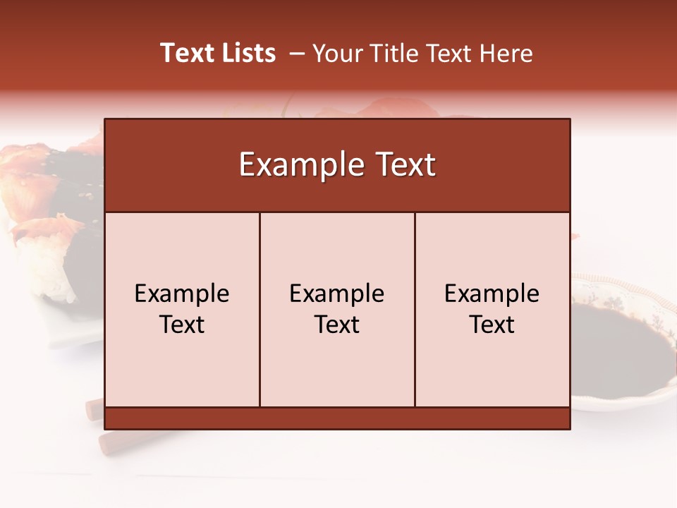 East Seafood Restaurant PowerPoint Template