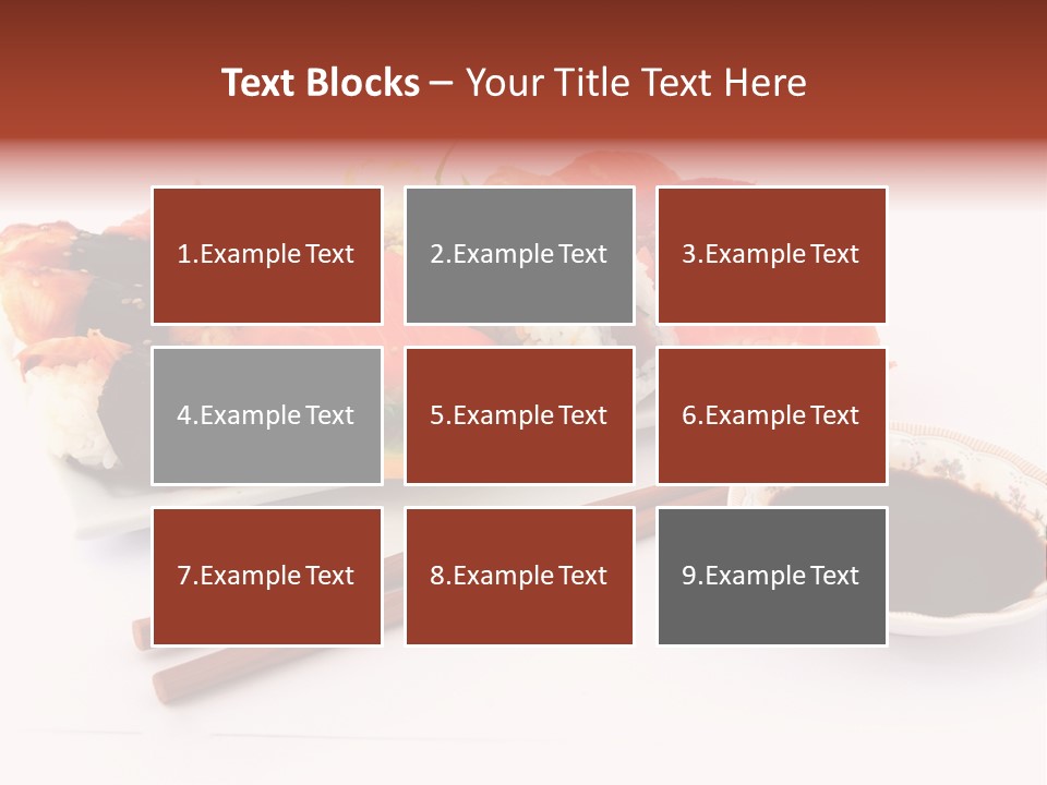 East Seafood Restaurant PowerPoint Template